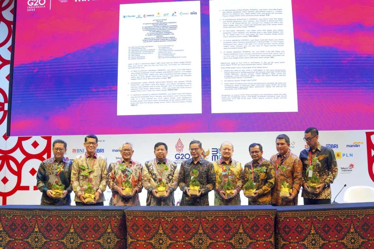 Penandatanganan Letter of Intent VCM BUMN.(Foto: Dok. SIG)