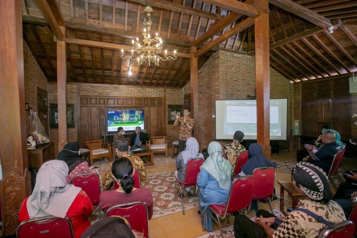Sosialisasi Anugerah Desa Wisata Kabupaten Kediri 2022 (Foto: Humas Pemkab Kediri/jatimnow.com)