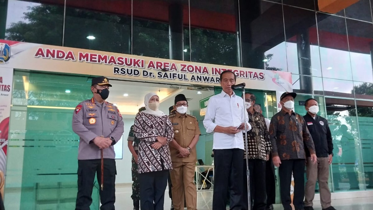 Jokowi Janji Tragedi Kanjuruhan Bakal Diusut Tuntas