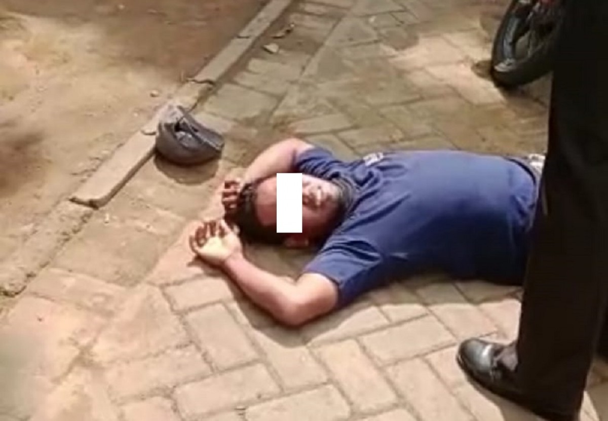 Maling Motor Ditangkap Warga setelah Keok Lawan Nenek Gendong Bayi