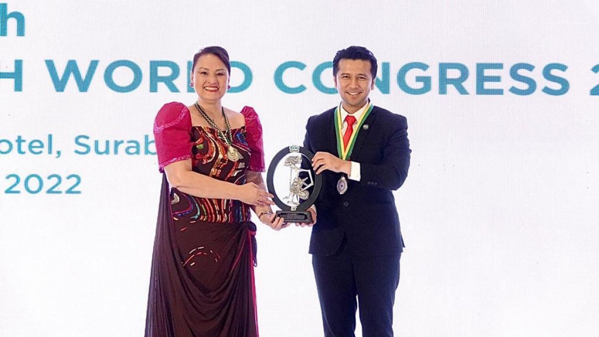 Pengangkatan Emil Dardak sebagai Presiden EAROPH periode 2022-2026 (Foto: Vq for jatimnow.com)