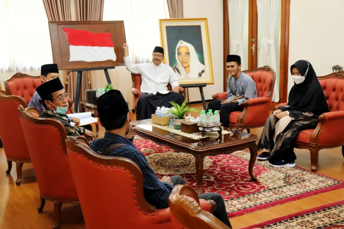 Gus Ipul Berangkatkan Kafilah Kota Pasuruan ke MTQ Tingkat Nasional XXIX