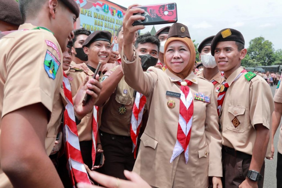 Khofifah Apresiasi Pengabdian Pramuka Bagi Bangsa dan Negara