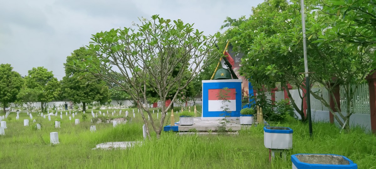 Penampakan Taman Makam Pahlawan (TMP) Jombang (Foto-foto: Elok Aprianto/jatimnow.com)