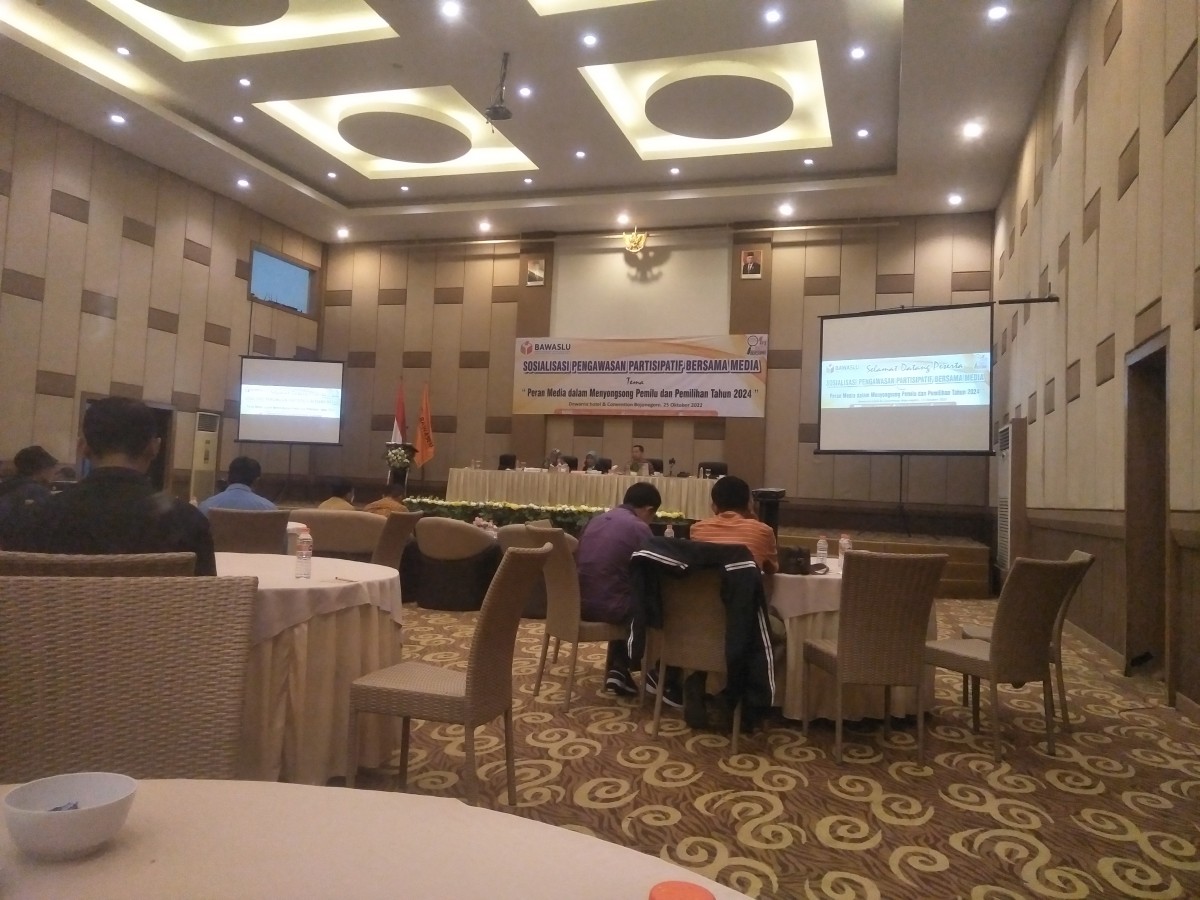 Sosialisasi pengawasan partisipatif yang digelar Bawaslu Bojonegoro (Foto: Misbahul Munir/jatimnow.com)