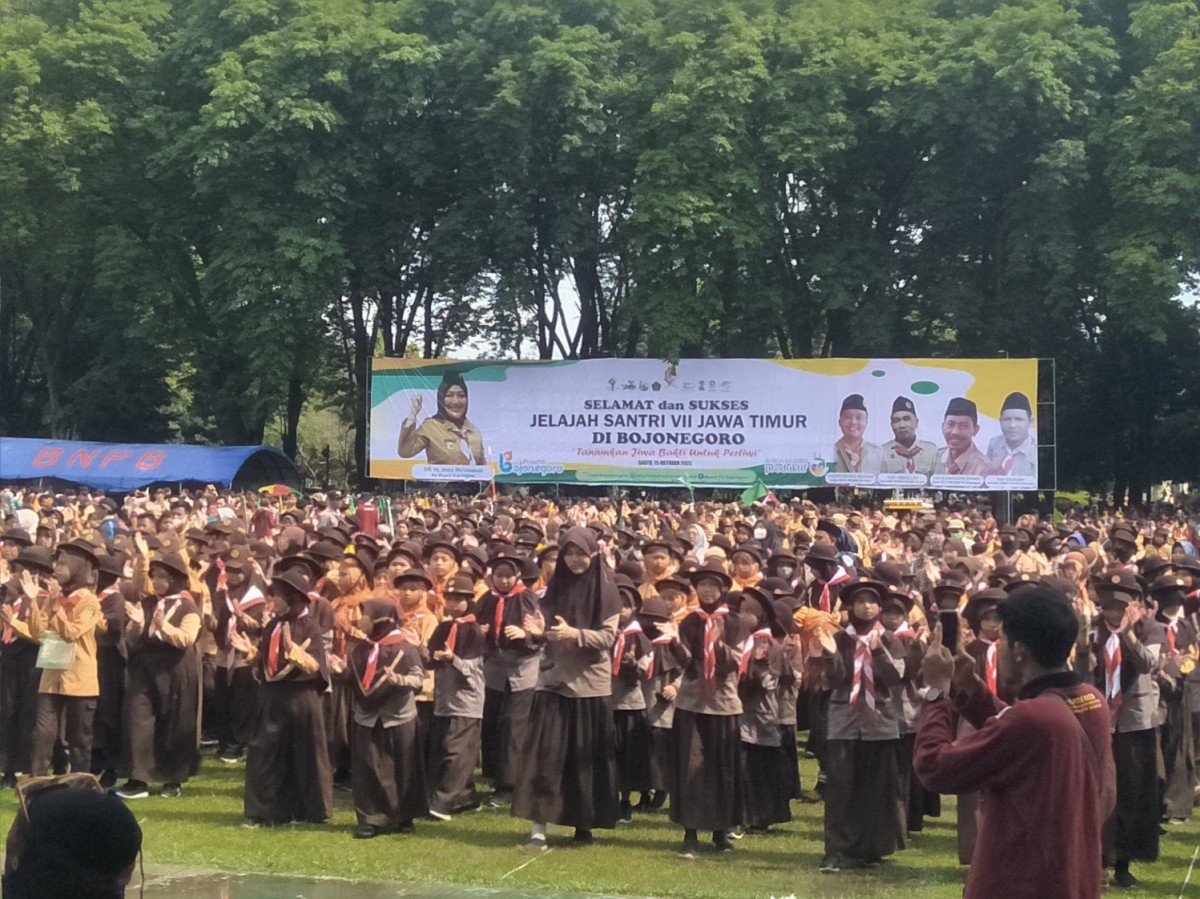 Kegiatan Jelajah Santri VII.(Foto: Misbahul munir/jatimnow.com)