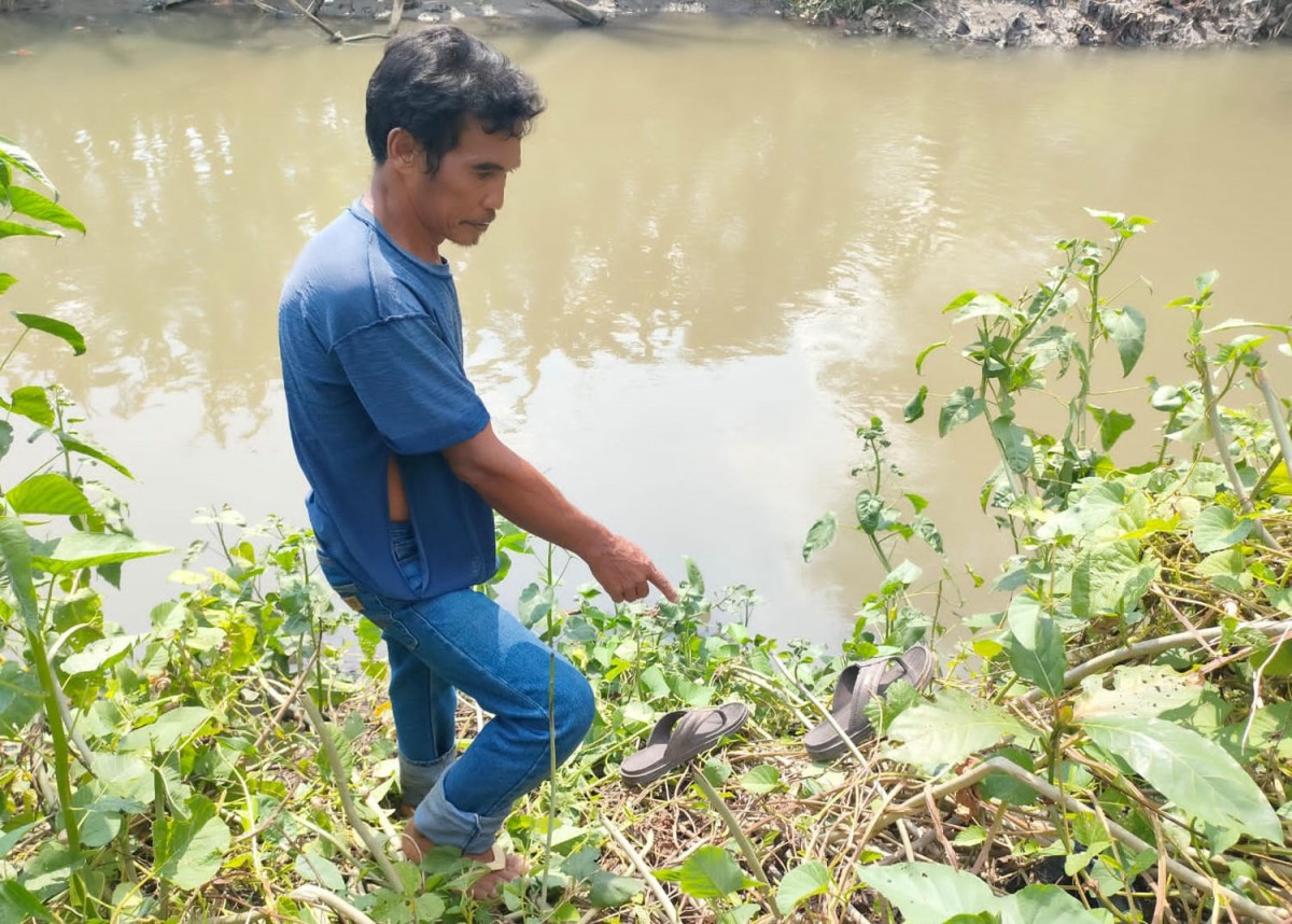 Seorang Kakek Dilaporkan Tenggelam, Sepasang Sandal di Tepi Sungai Jadi Petunjuk