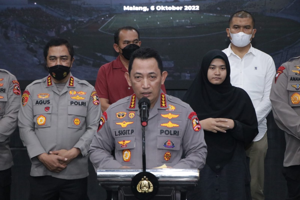 Kapolri Sebut Pelaku dalam Tragedi Kanjuruhan Malang Masih Bisa Bertambah