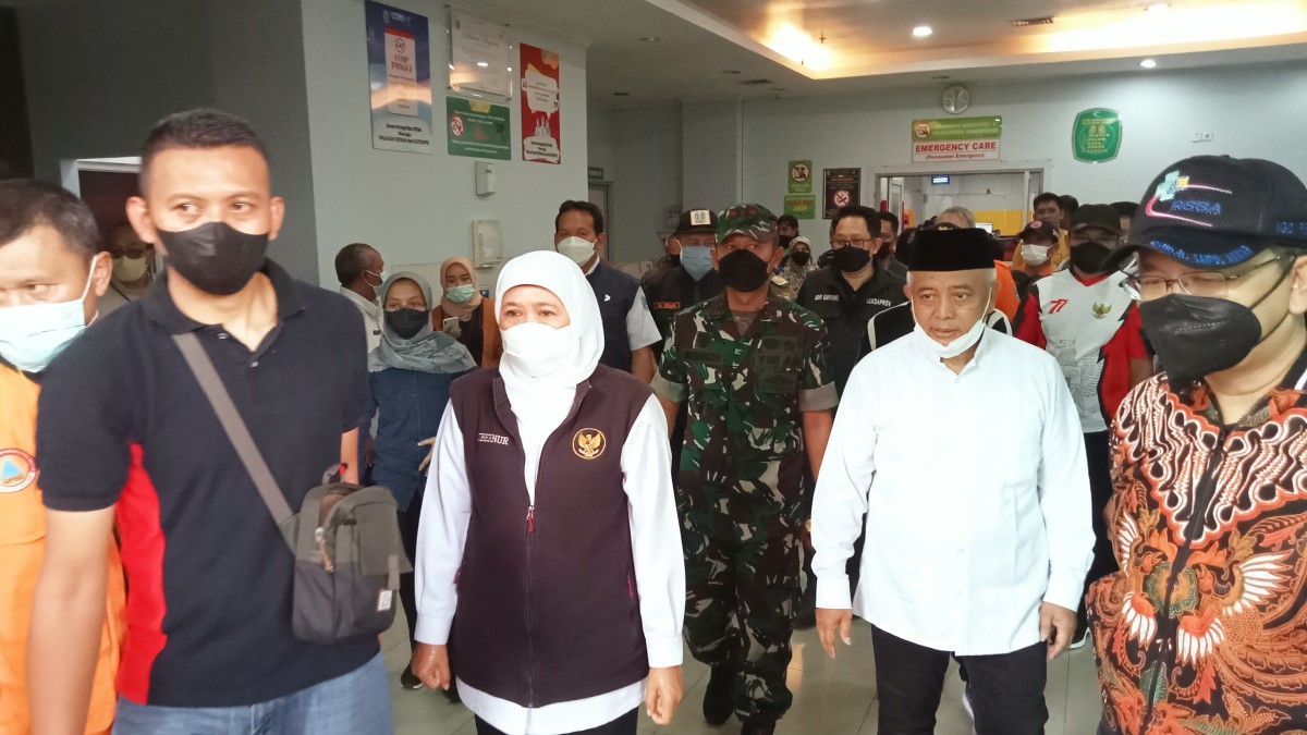 Khofifah Fokus Penanganan Korban Tragedi Kanjuruhan