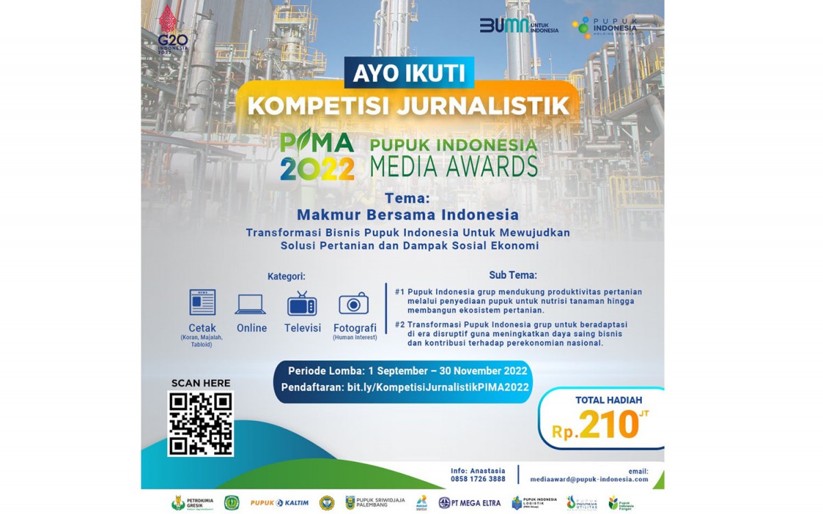 Pupuk Indonesia gelar kompetisi jurnalistik