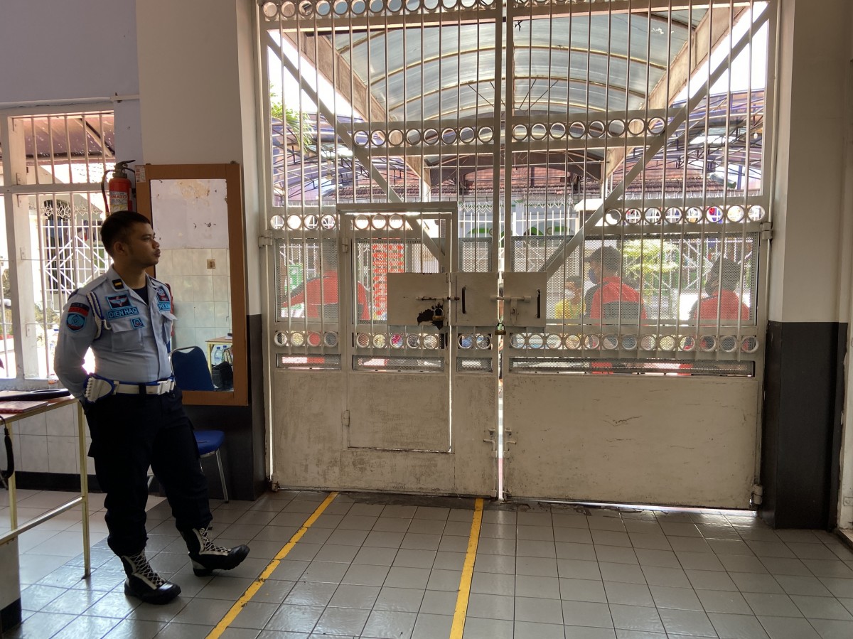 Suasana Lapas Kediri usai peristiwa pengeroyokan yang menewaskan seorang narapidana. (Foto: Yanuar Dedy/jatimnow.com)