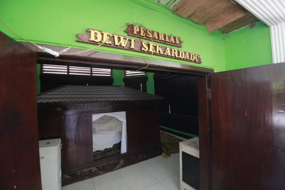 Kawasan Makam Dewi Sekardadu di Dusun Kepetingan, Sawohan, Buduran Kabupaten Sidoarjo.(Foto: IG: @FilosofiDarjo)