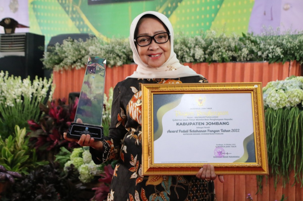 Pemkab Jombang Sabet Award Peduli Ketahanan Pangan 2022