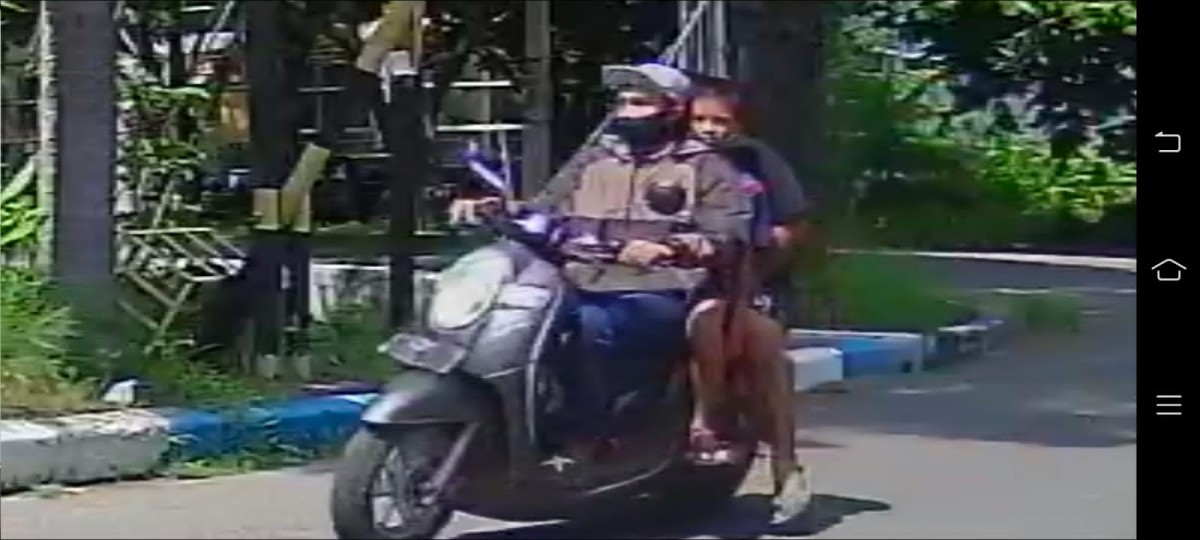 Tangkapan layar salah satu pelaku yang berhasil terekam kamera CCTV. (Foto: Zainul Fajar/jatimnow.com)