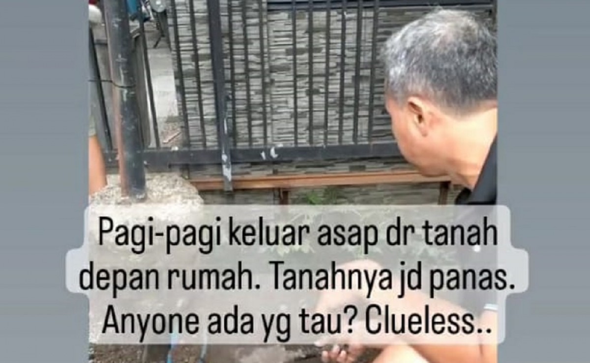 Tangkapan layar status WA Rere.