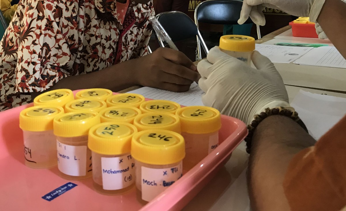 467 Siswa SMKN Dites Urine, Begini Hasilnya