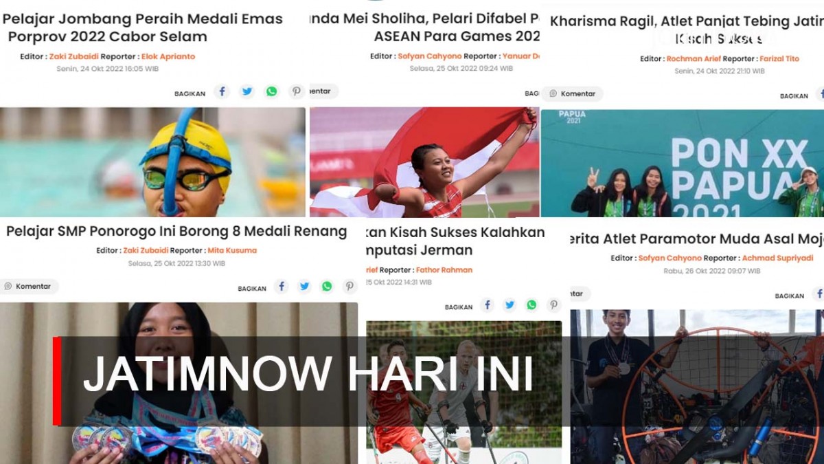 Jatimnow Hari Ini: Pemuda Hebat dari Jawa Timur