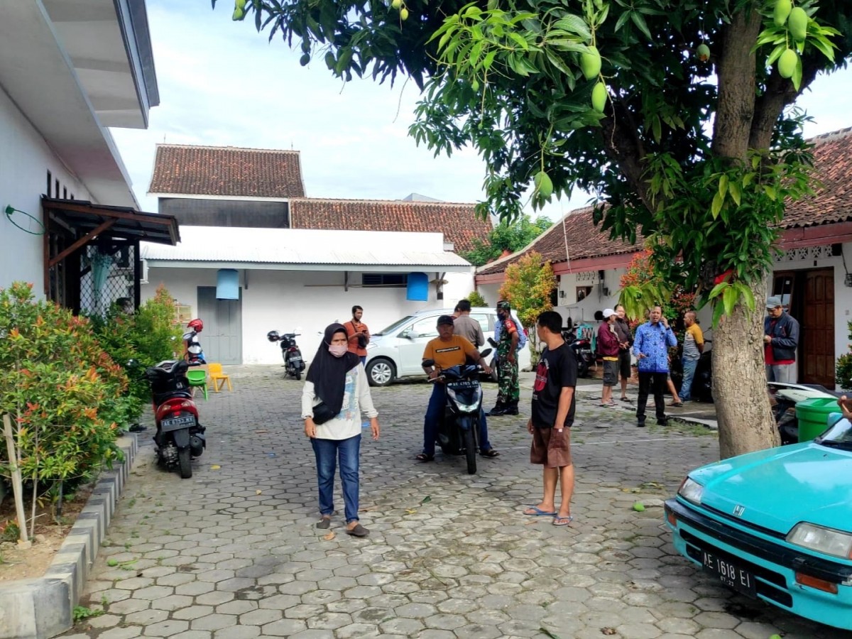 Suasana lokasi ditemukan Edy Santoso tewas (Arif for jatimnow.com)