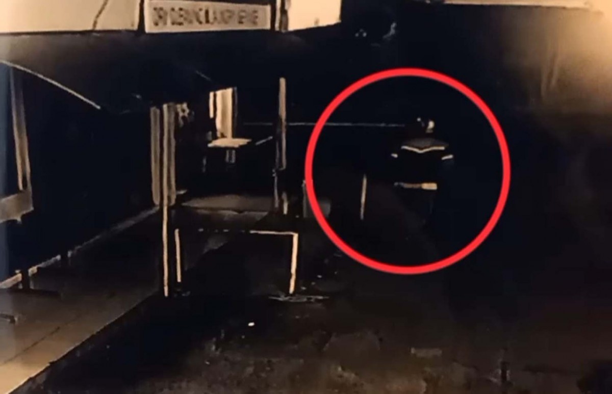 foto: tangakapan layar CCTV.