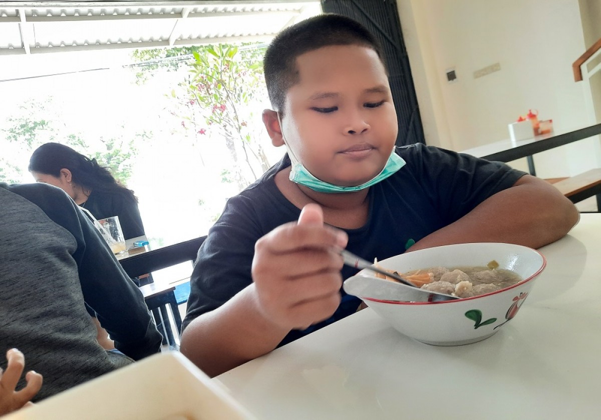 Bakso yang disajikan di kedai Bakso Utama Spesial Tetelan. (Foto: Achmad Supriyadi/jatimnow.com)