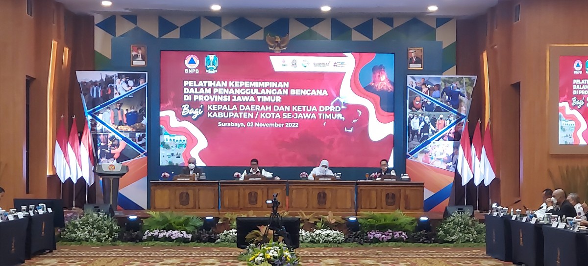 Pelatihan kepemimpinan dalam penanggulangan bencana di Jatim (Foto: Ni'am Kurniawan/jatimnow.com)