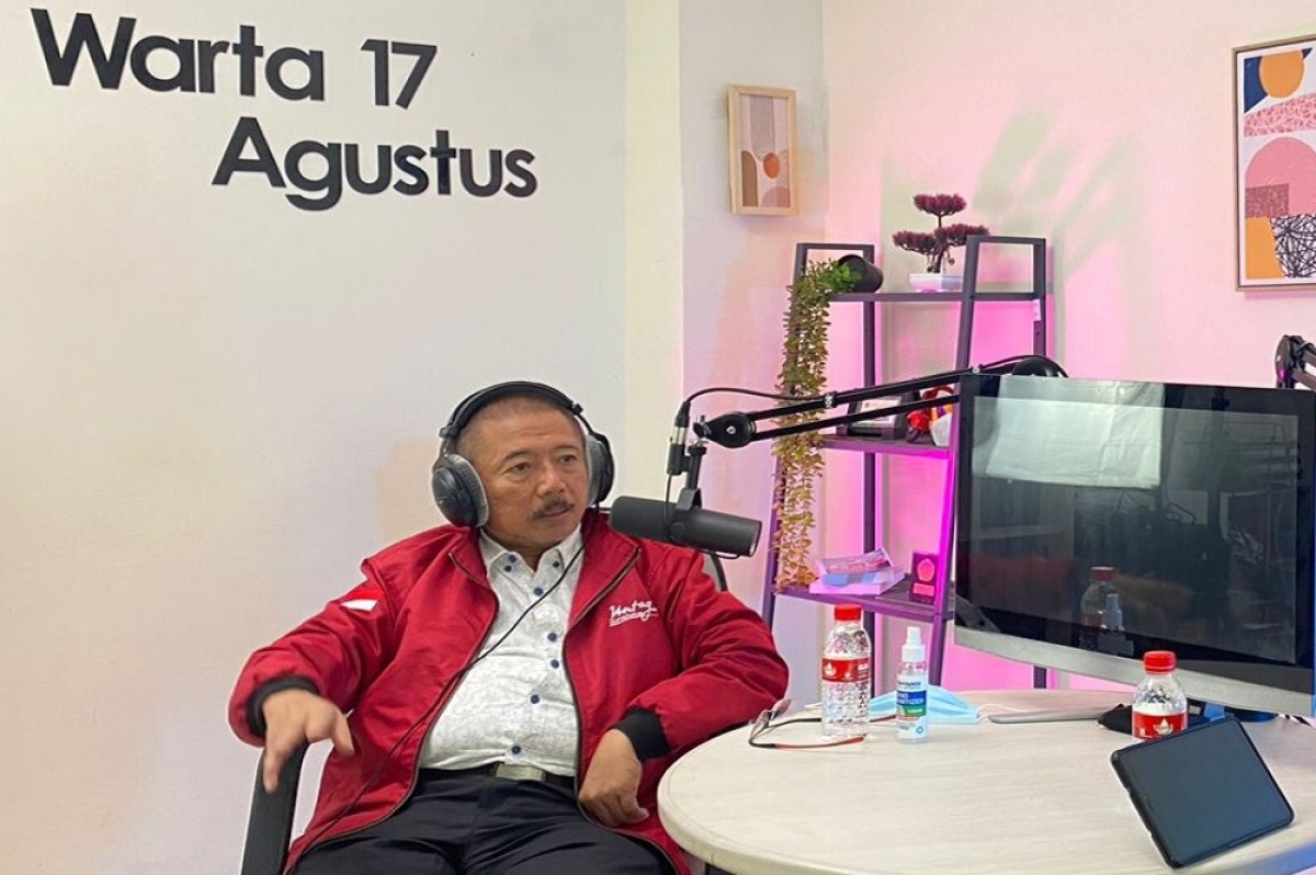 Pembina Yayasan Perguruan 17 Agustus 1945 (YPTA) Surabaya, Bambang Dwi Hartono. (Foto: Supangat for jatimnow.com)