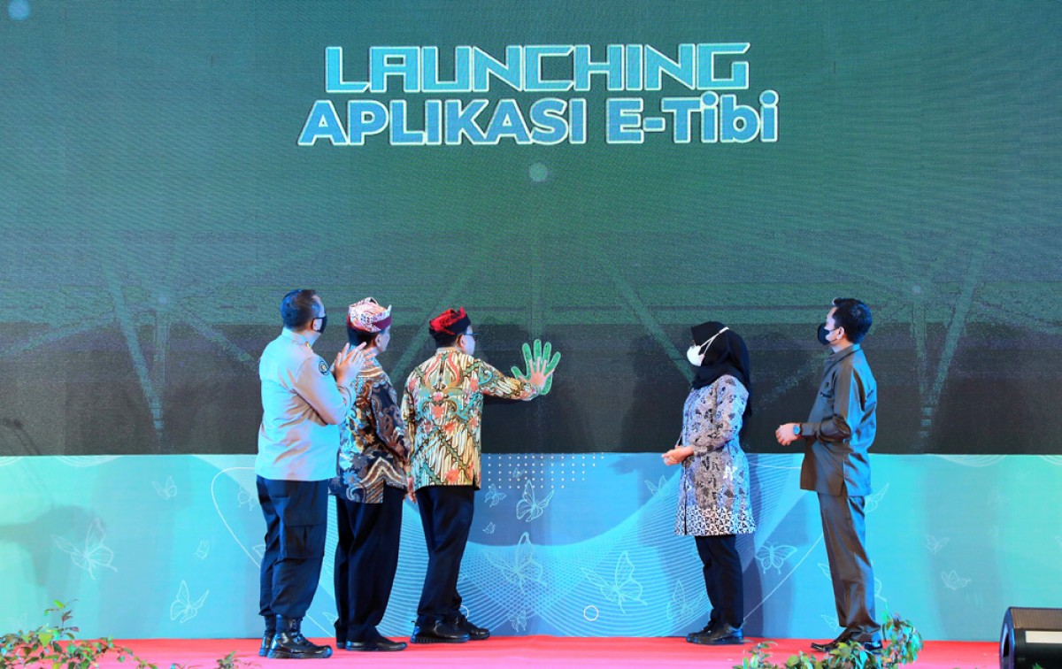 Peluncuran aplikasi E-Tibi yang dibarengkan dengan Hari Kesehatan Nasional. (foto: Dinas Kesehatan Jatim for jatimnow.com)