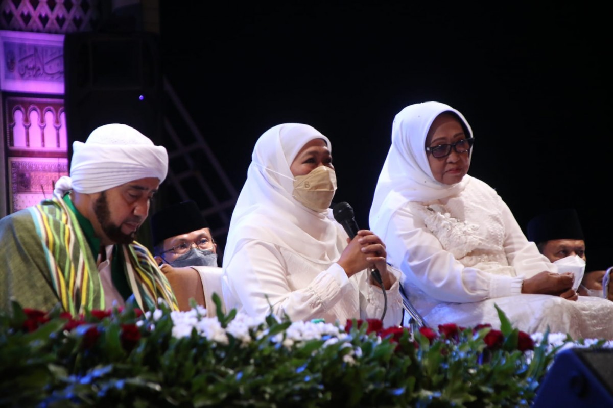 Jatim Bersholawat bersama Habib Syekh di Jombang (Foto-foto: Humas Pemprov Jatim for jatimnow.com)