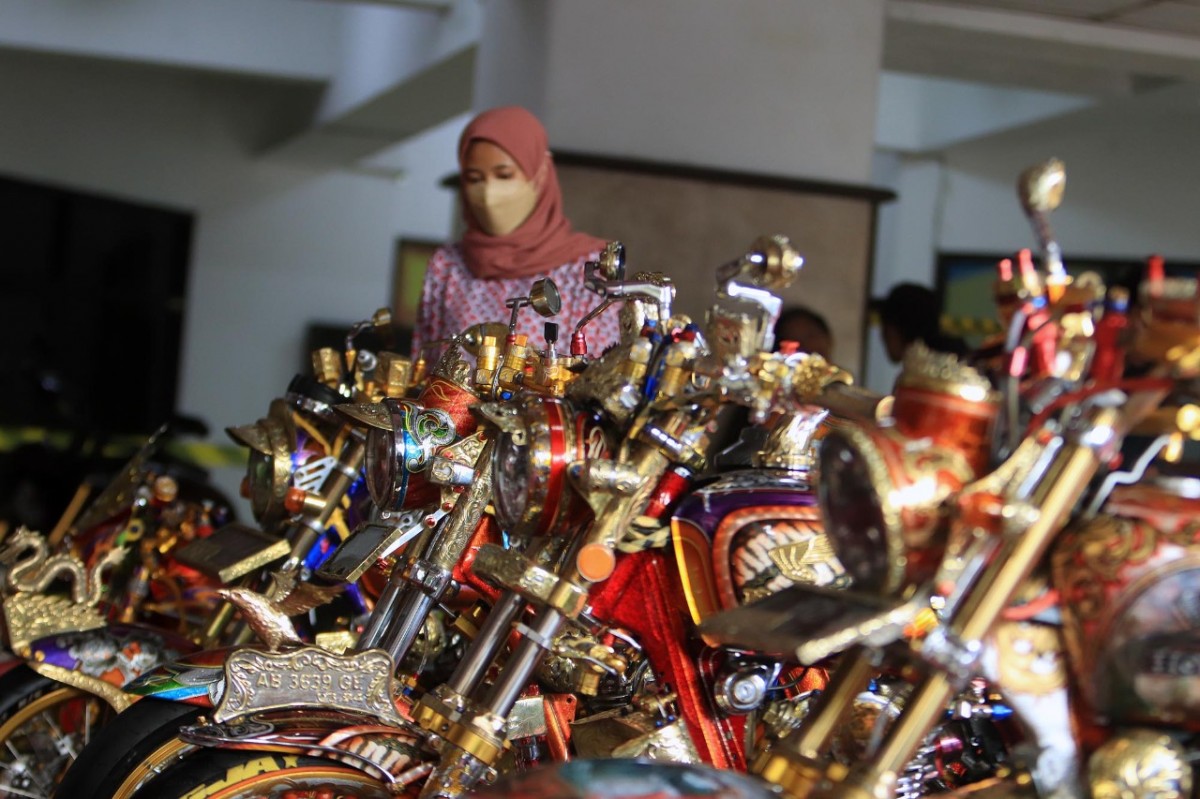 Lomba modifikasi motor di Untag Surabaya (Foto-foto: Fahrizal Tito/jatimnow.com)