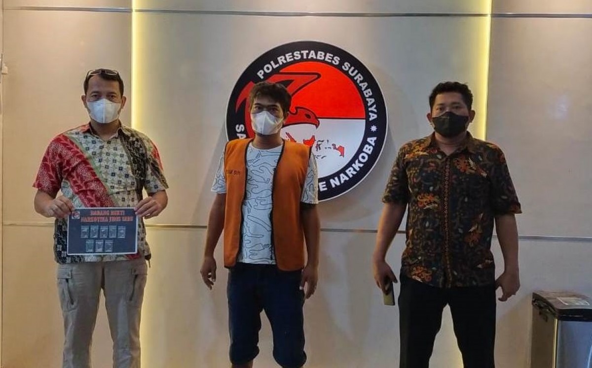 Zombie diamankan polisi. (Foto: Satnarkoba Polrestabes Surabaya)