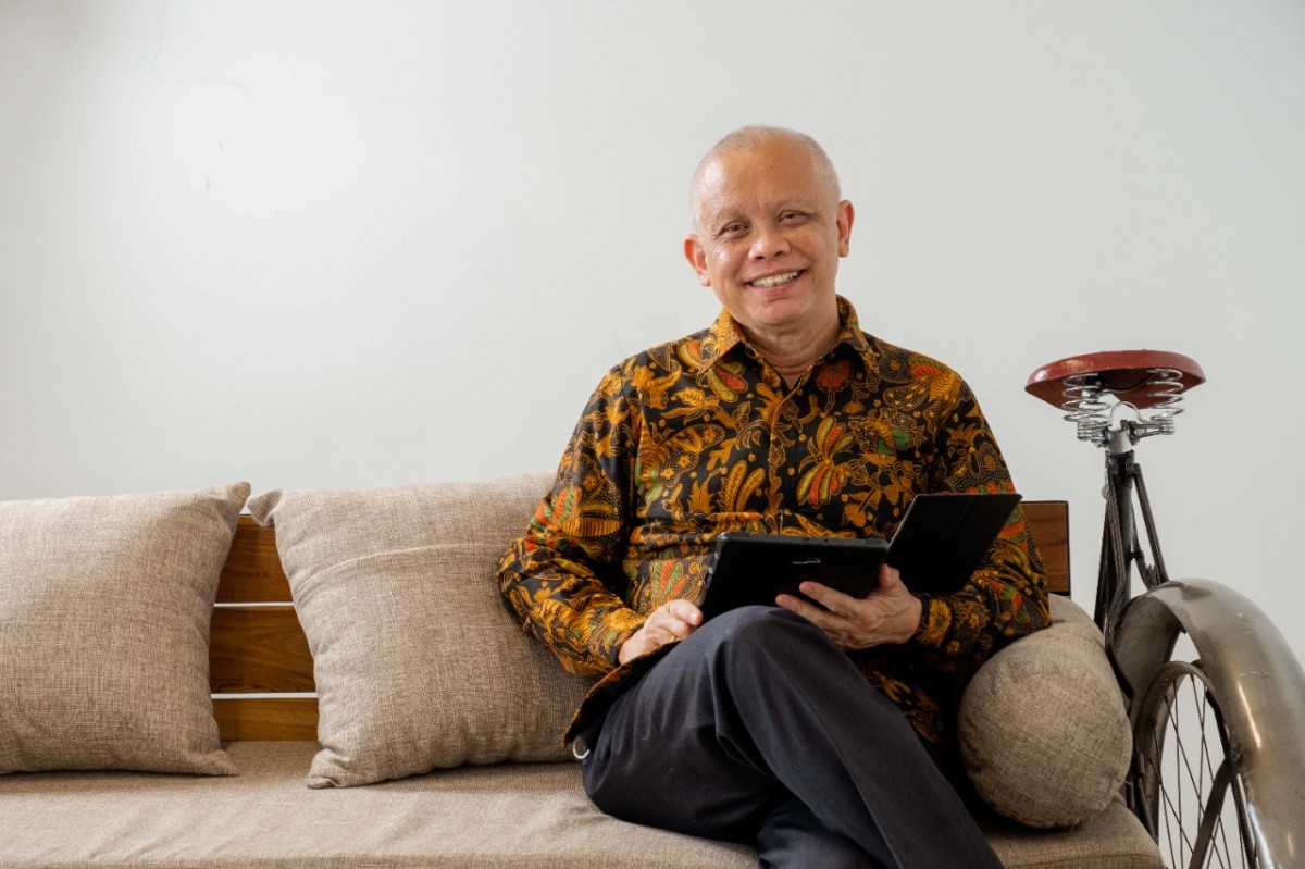 Rektor UK Petra Surabaya, Prof. Dr. Ir. Djwantoro Hardjito (Foto-foto: Humas UK Petra for jatimnow.com)