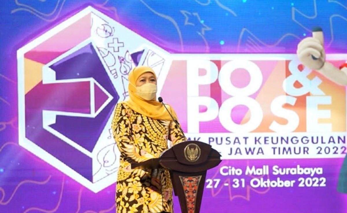 Gubernur Jatim Khofifah Indar Parawansa. (foto Dinas pendidikan Jatim for jatimnow.com)