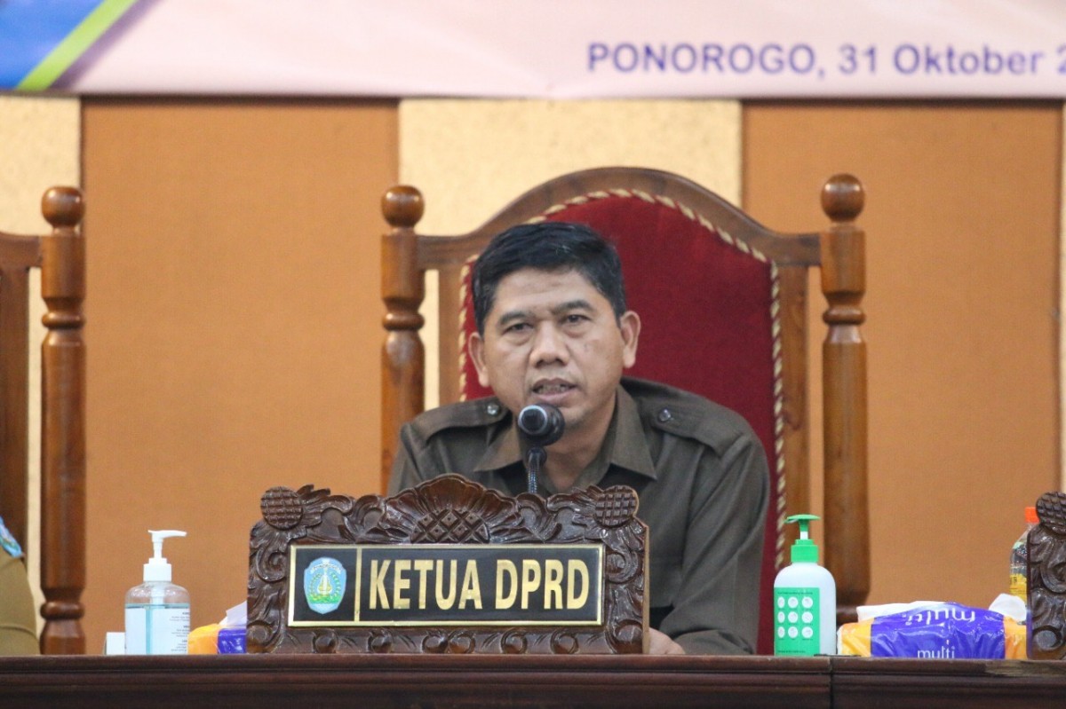 Ketua DPRD Ponorogo, Sunarto (Humas DPRD Ponorogo)