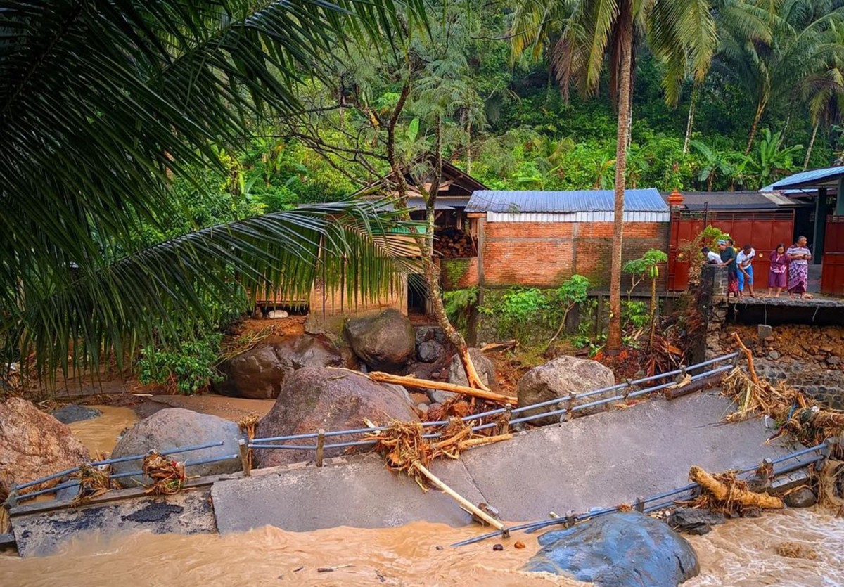 Bencana longsor yang terjadi di Trenggalek (Foto-foto: BPBD Trenggalek)