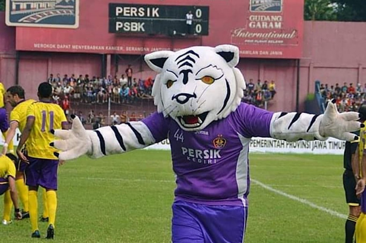 Ikon Macan Putih Persik Kediri (Foto: Instagram @simapumaskot)