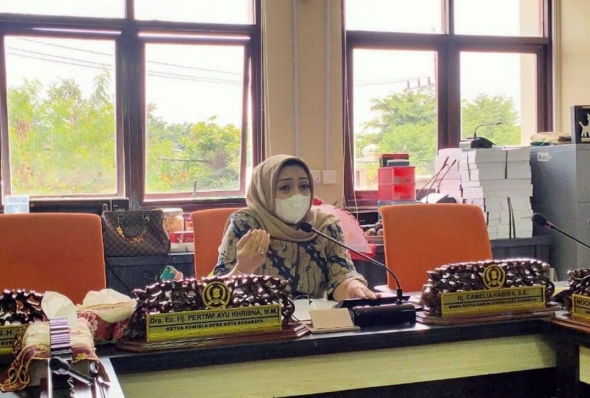 Ketua Komisi A DPRD Surabaya, Pertiwi Ayu Krishna (Foto: Ni'am Kurniawan/jatimnow.com)