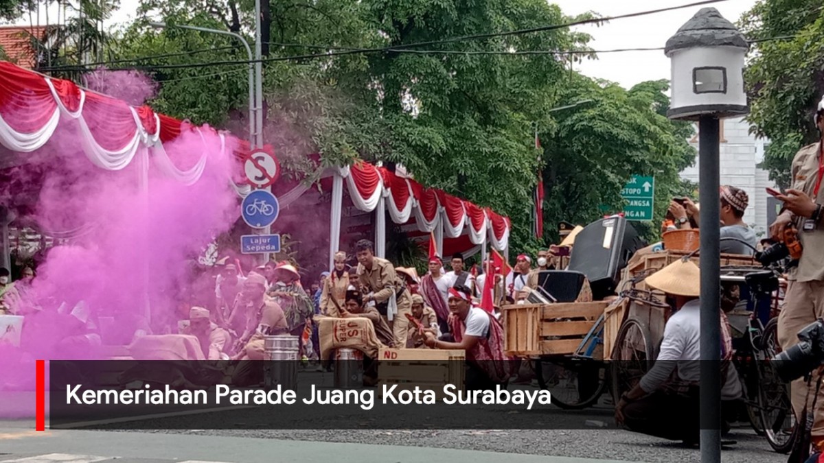 Video: Kemeriahan Parade Juang Kota Surabaya