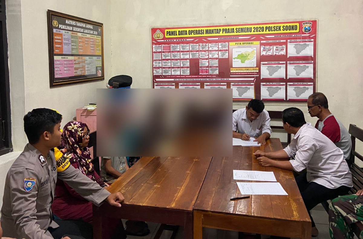 Kasus pencurian libatkan tiga bocil di Ponorogo diselesaikan secara kekeluargaan (Foto: Humas Polres Ponorogo)