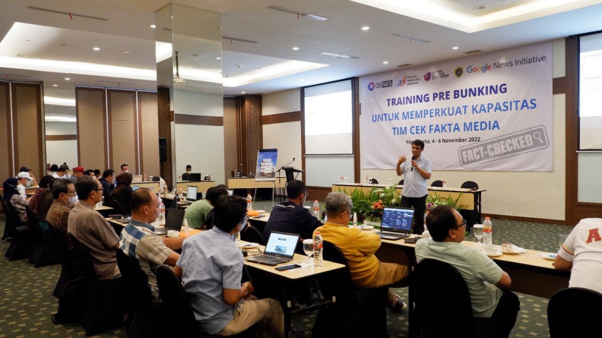 AMSI menggelar Training Pre-Bunking di Yogyakarta (Foto: AMSI)