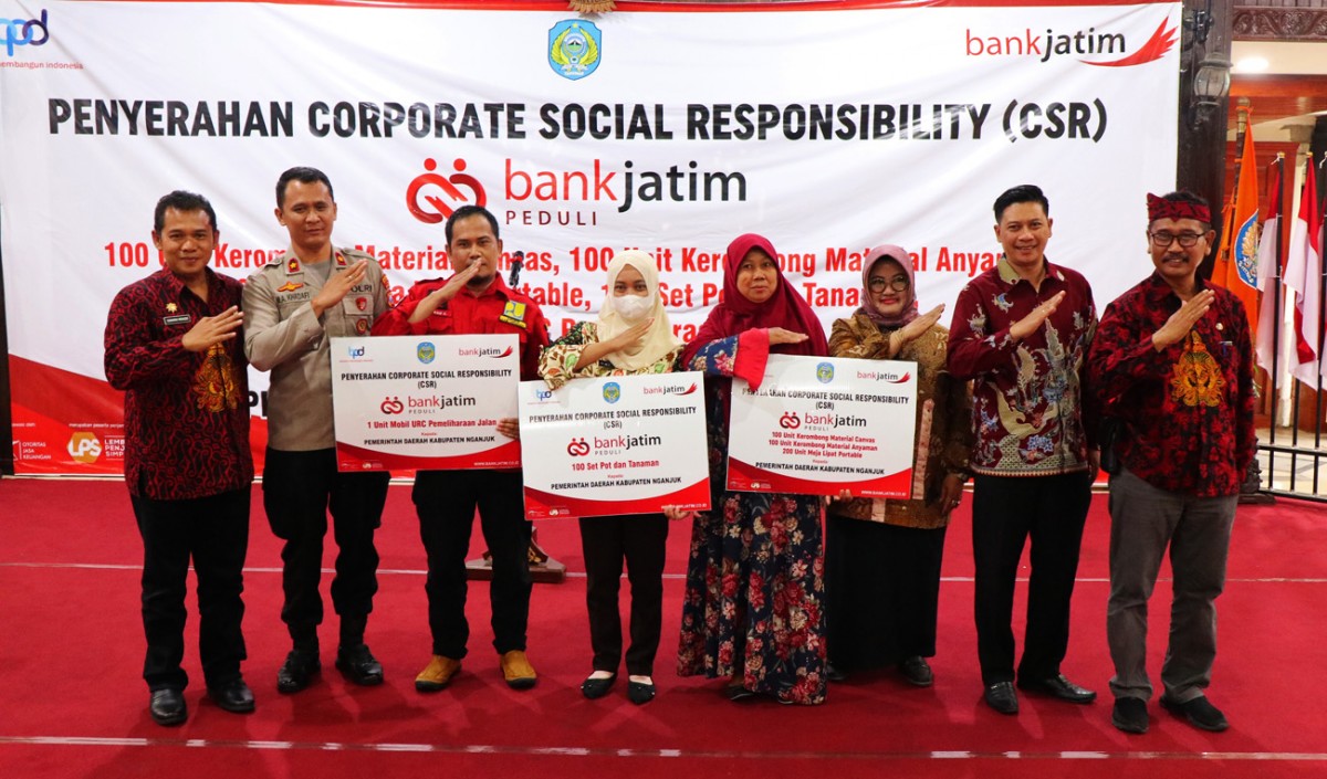 bankjatim Gelontor CSR untuk Pemkot Blitar dan Pemkab Nganjuk