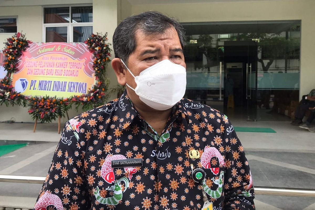 Kepala Dinas Pemberdayaan Perempuan, Perlindungan Anak dan Keluarga Berencana (P3AKB) Sidoarjo drg. Syaf Satriawarman. (Foto: Zainul Fajar/jatimnow.com)