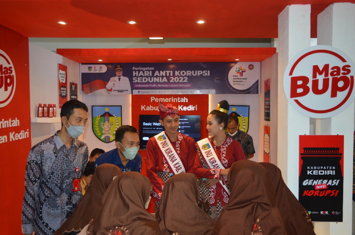 Stand Pemerintah Kabupaten di Road To Hakordia tahun 2022. (Foto: Humas Pemkab Kediri/jatimnow.com)
