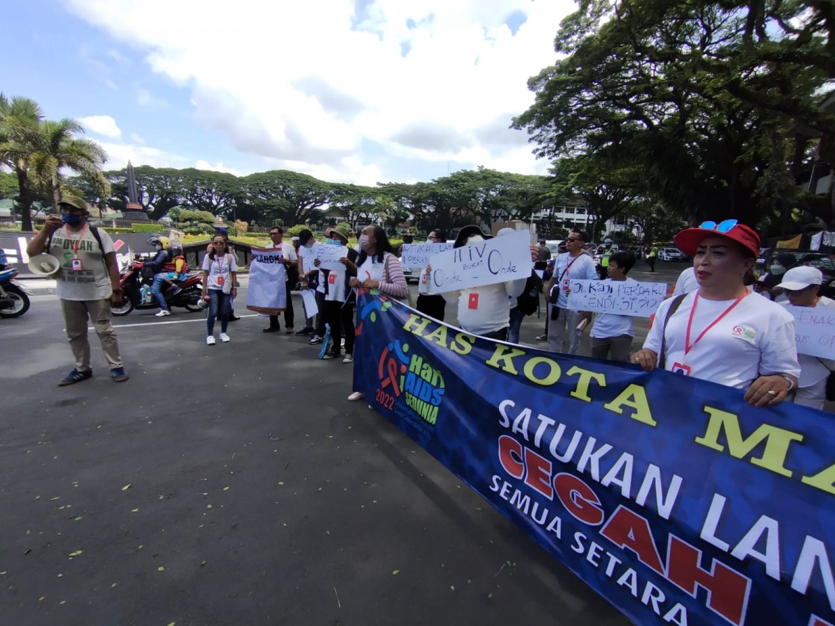Jaringan Lintas Isu Malang Raya Tolak Diskriminasi ODHA