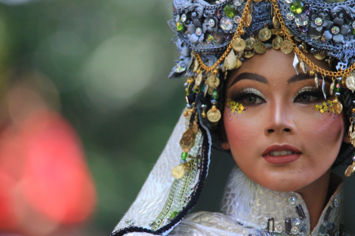 Para peserta Banyuwangi Ethno Carnival. (Foto: Humas Pemkab Banyuwangi)