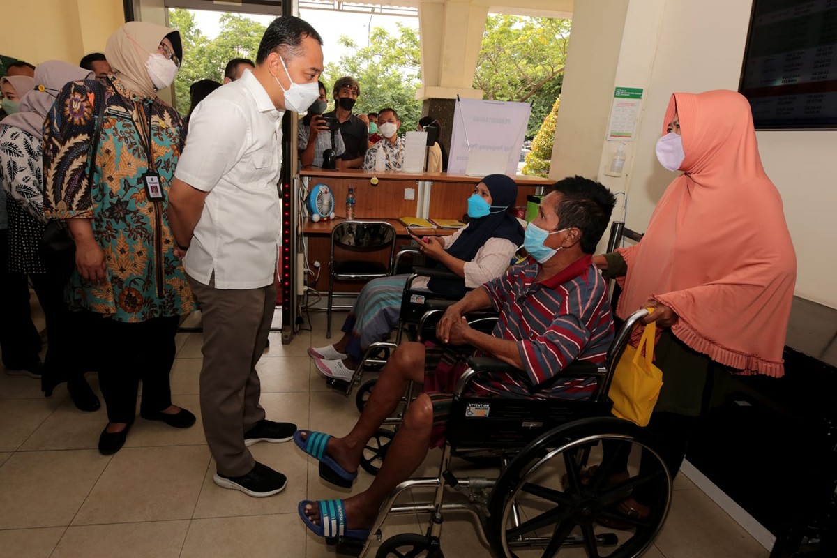 Sidak Wali Kota Eri Cahyadi di RSUD BDH Surabaya (Foto-foto: Humas Pemkot Surabaya)