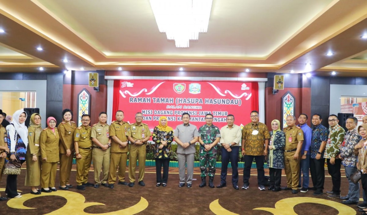 Gubernur Khofifah saat menggelar misi dagang dengan Kalteng. (Foto: Dok. Pemprov Jatim/jatimnow.com)