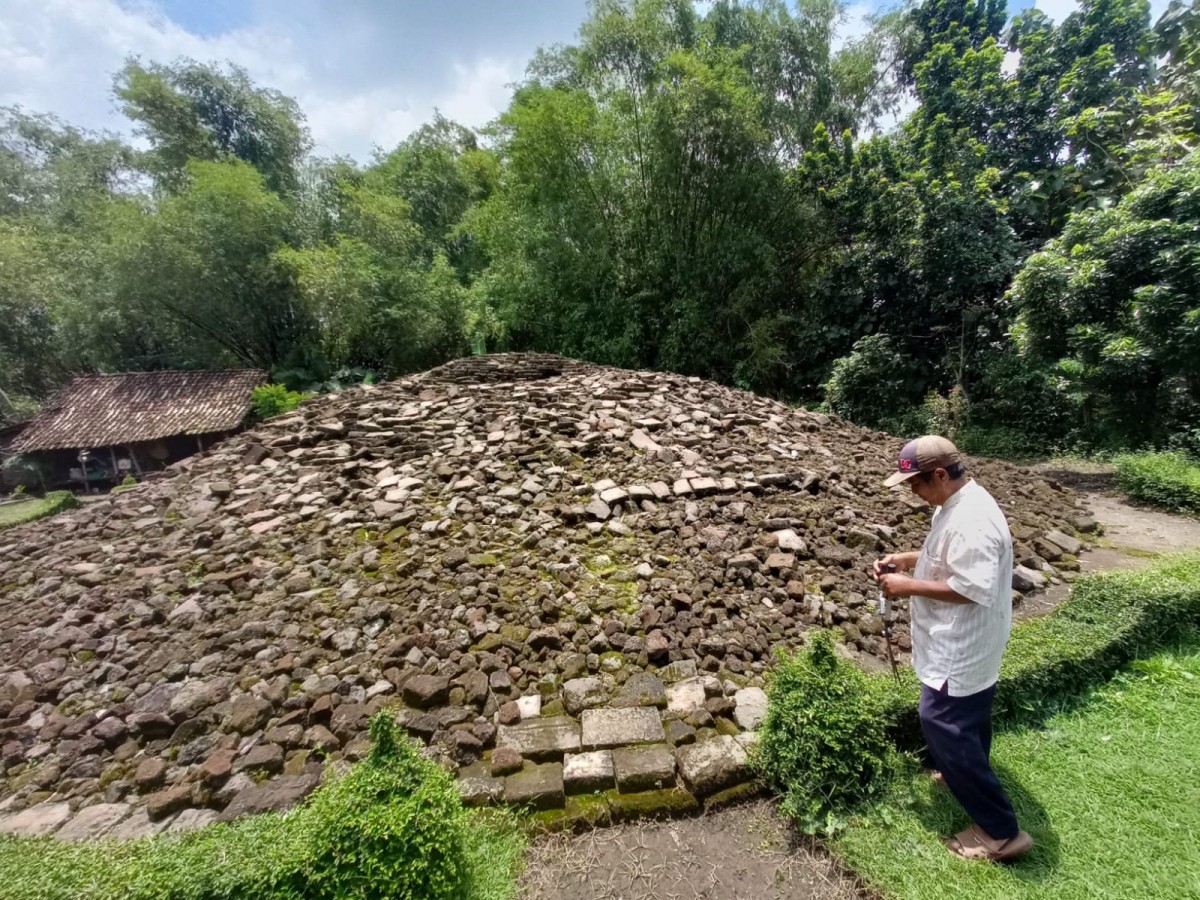 Candi Sumur Gantung. (Foto: Nor for jatimnow.com)