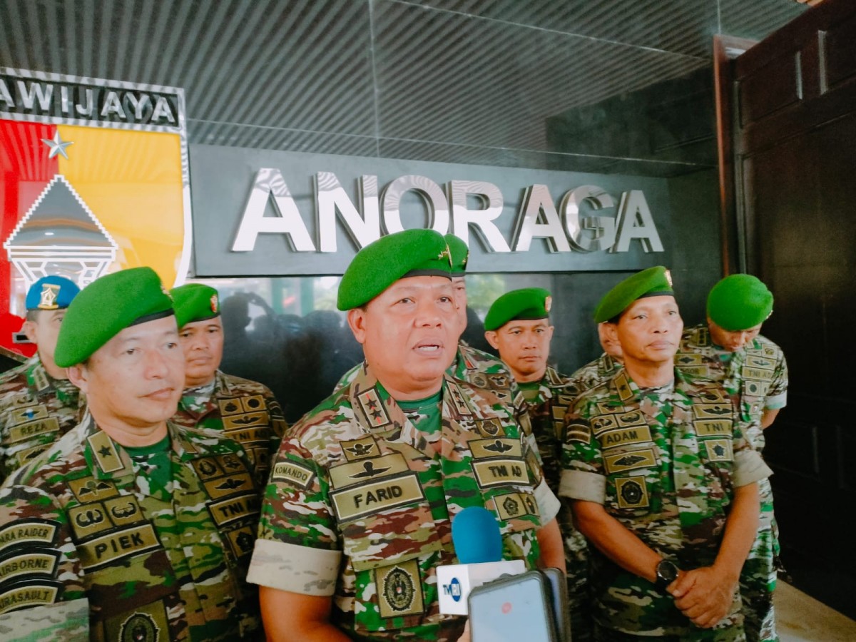 Pangdam V/Brawijaya Mayjen TNI Farid Makruf (Foto: Zain Ahmad/jatimnow.com)