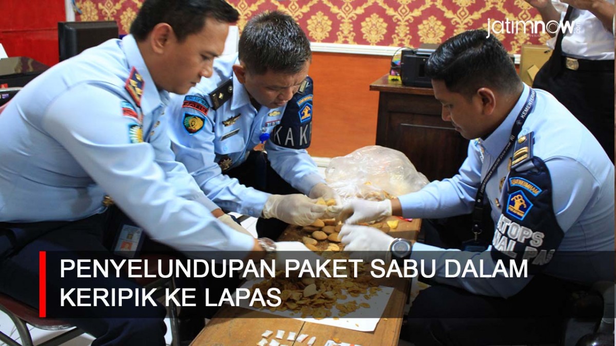Video: Penyelundupan Paket Sabu dalam Keripik ke Lapas Banyuwangi Digagalkan