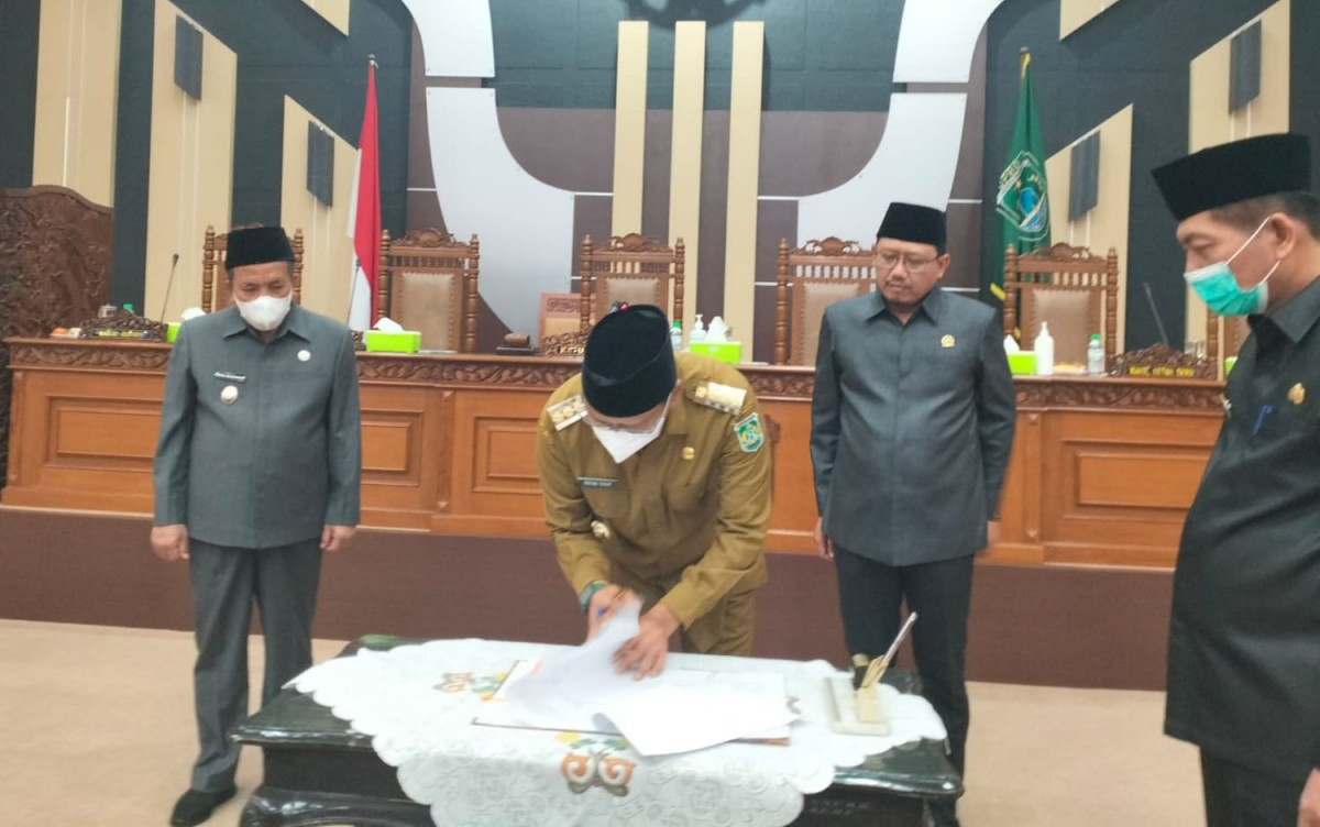 Pengesahan BPBD Kabupaten Pasuruan jadi tipe A (Foto: Moch Rois/jatimnow.com)